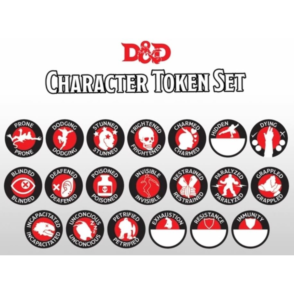 D&D Character Token Set